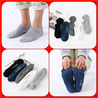 Tất lười nam|Tất đi giày lười chất liệu cotton cao cấp T028
