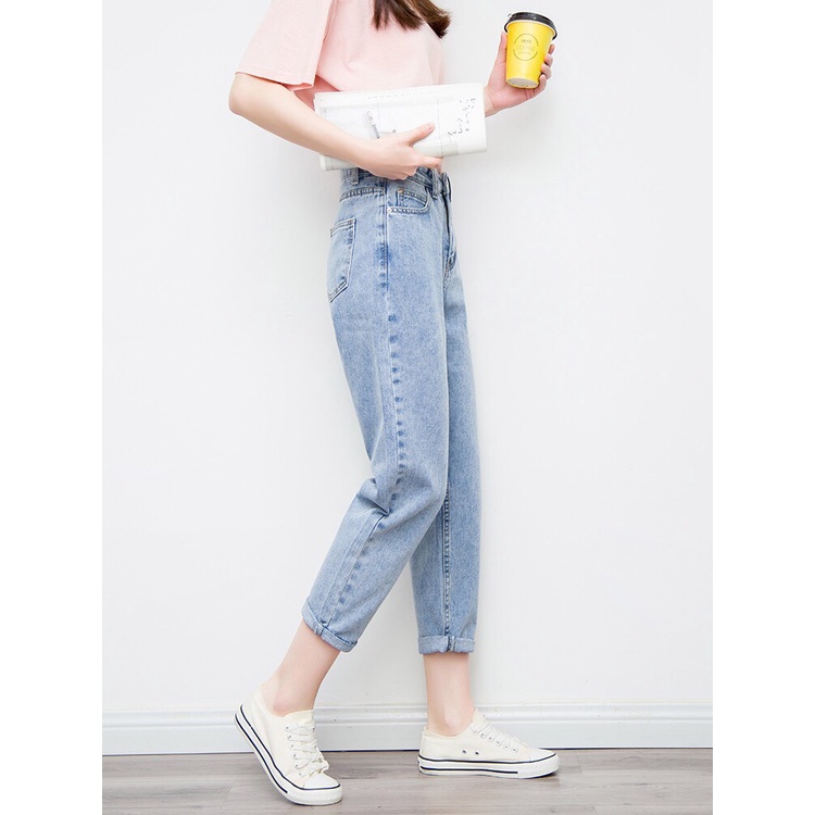Quần Jean Nữ phom ống  BAGGY  style  Model 2022 Hót Hít NBG- 01