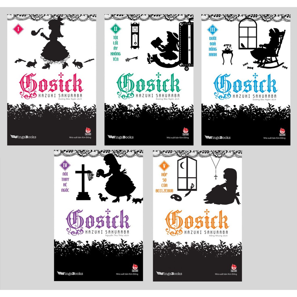 Sách - GOSICK – Tập 1, tập 2, tập 3, tập 4, tập 5, tập 6 (Wingsbooks) (tập lẻ)