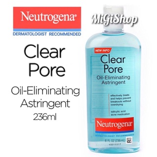 Nước hoa hồng Neutrogena Clear Pore Oil Free Astringent 236ml
