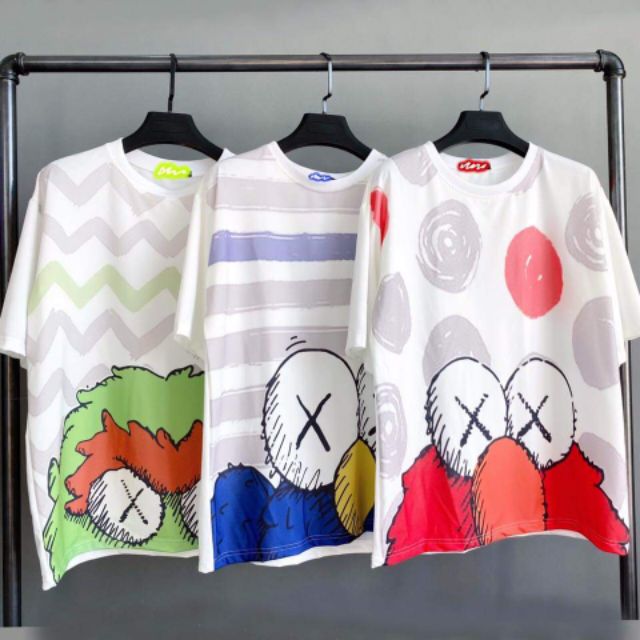 Set áo thun in 3D và quần cartoon pan, form unisex,