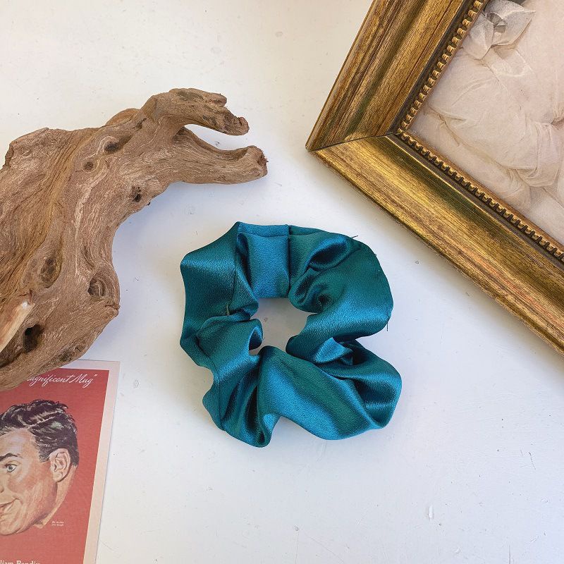 Dây Buộc tóc lụa nhiều màu ngẫu nhiên loại đẹp