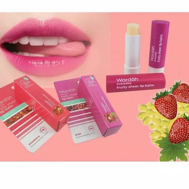 (hàng Mới Về) Son Dưỡng Môi Hương Trái Cây 4gr Wardah | BigBuy360 - bigbuy360.vn