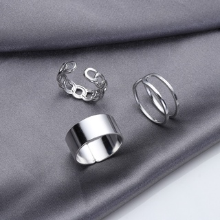 Set 3 Nhẫn Nữ Thời Trang Cá Tính