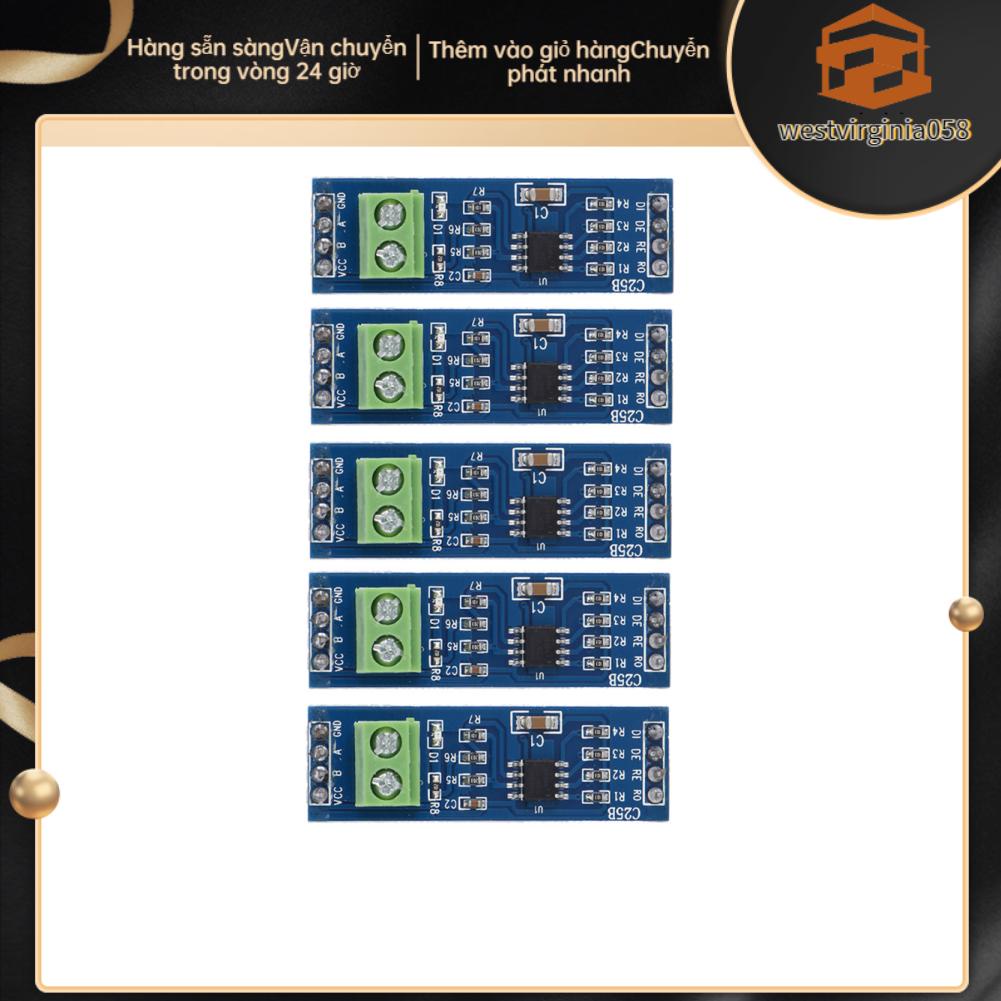 Westvirginia058 5pcs RS-485 Converter Module TTL to Adapter for Raspberry pi