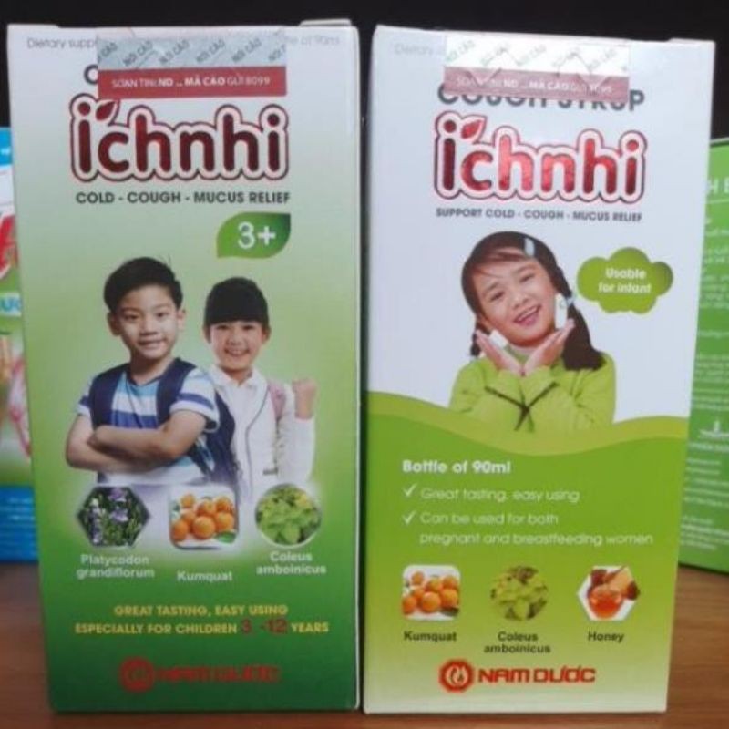 Siro Ho-Cảm Ích Nhi Của Nam Dược (Lọ 90ml),Dùng Đk Cho Trẻ Sơ Sinh , Bà Bầu