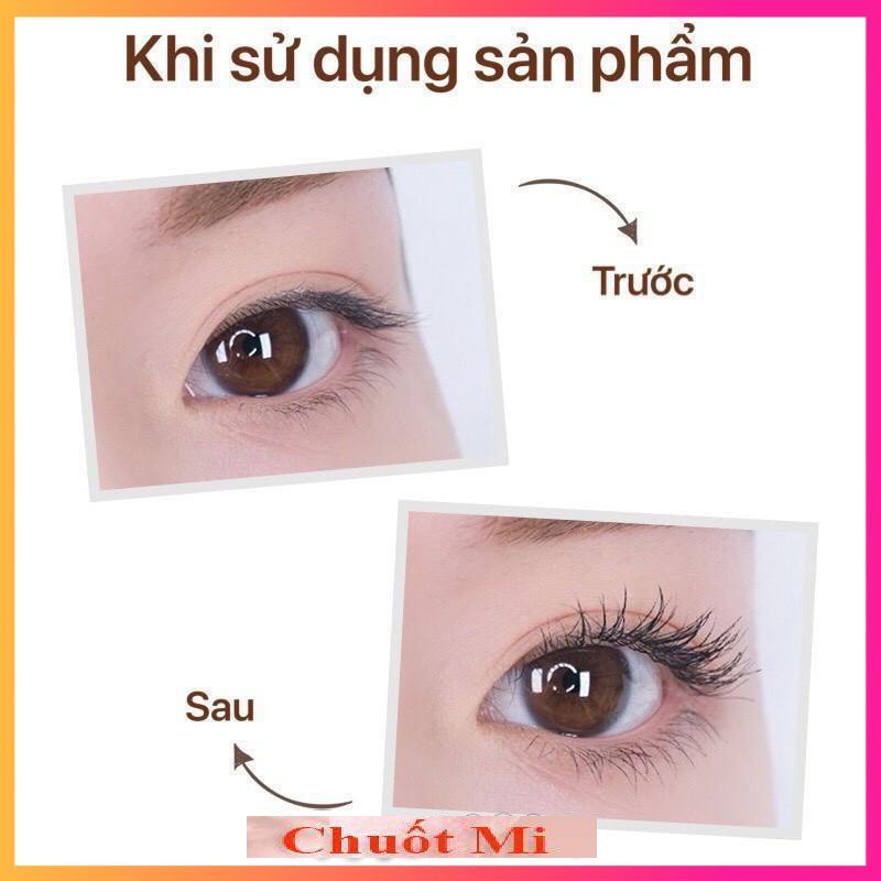 Chuốt mi Kiss Beauty làm cong mi dày mi Long &amp; Curl Mascara chống lem tự nhiên KMH2