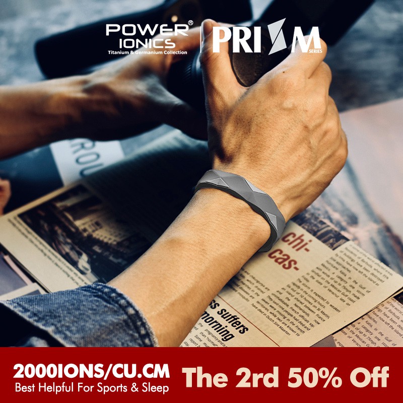 Vòng tay chăm sóc sức khỏe 2000 Ions cao cấp