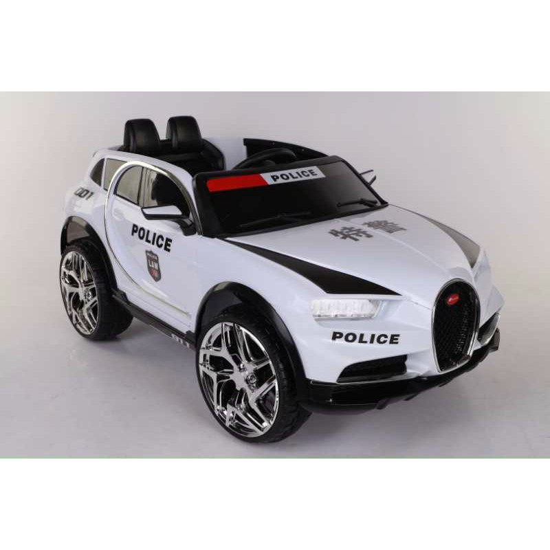 Ô tô điện trẻ em cảnh sát Bugatti Police 2189 (Dòng xe cảnh sát có còi hú, có nhún bập bênh)