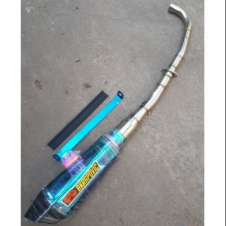 Hp65 pô akrapovic full cổ lò xo