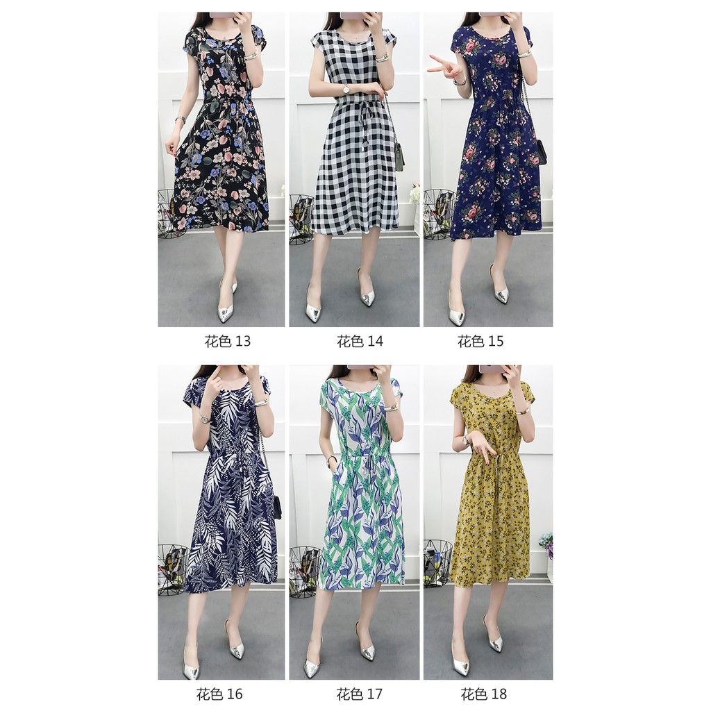 ORDER Đầm dài có dây thắt eo