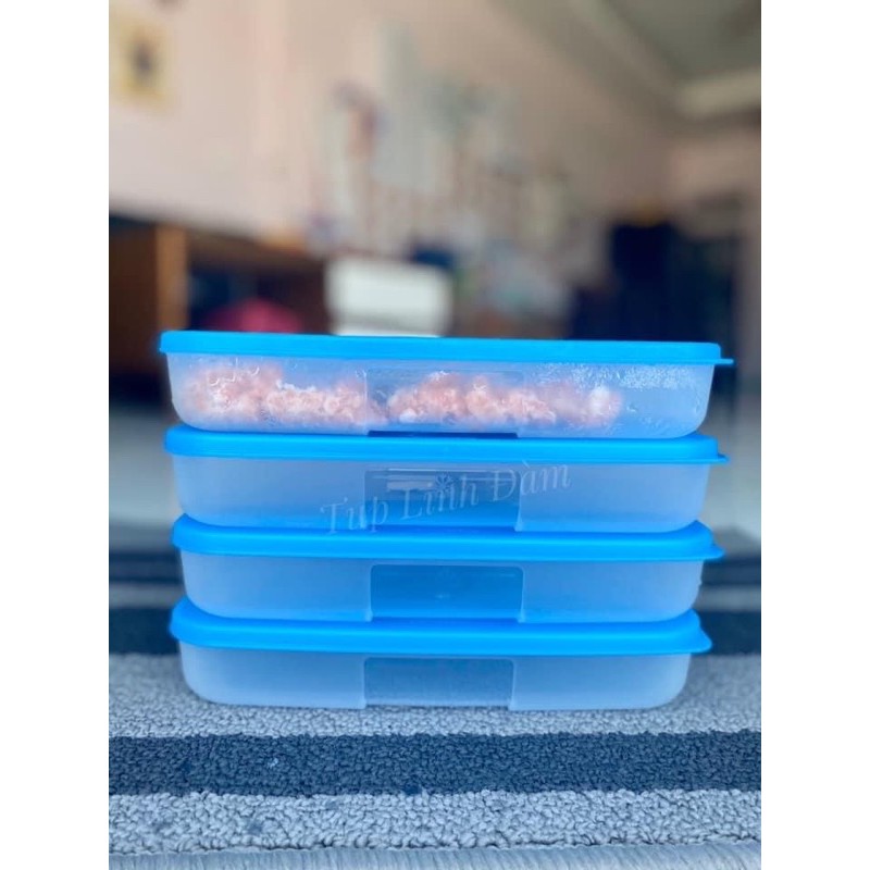 Tupperware - Hộp trữ đông freezermate 650ml dẹt