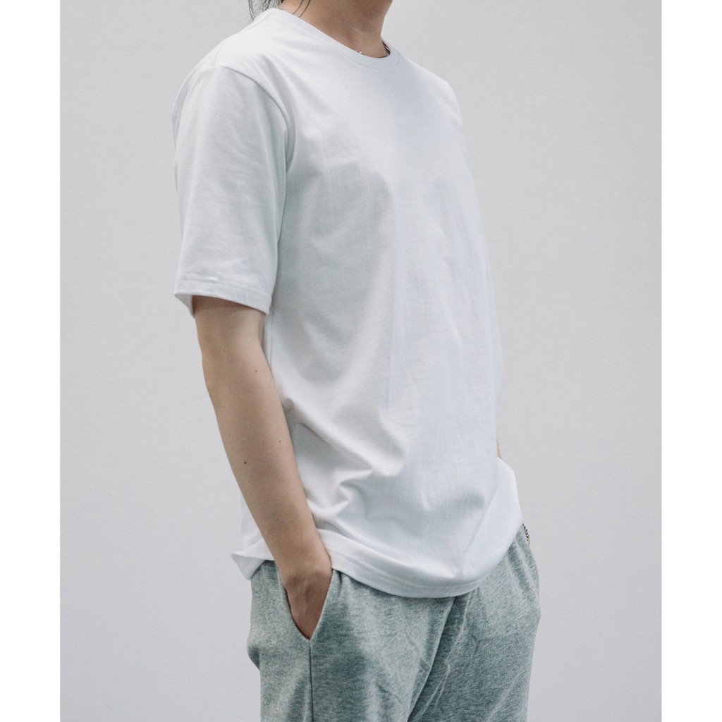 Áo thun trơn trắng đen 100% cotton | BigBuy360 - bigbuy360.vn