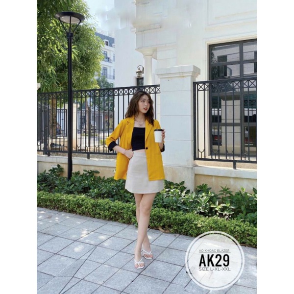 Áo khoác blazer big size từ 60kg-90kg