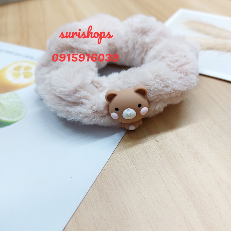 CỘT TÓC LÔNG STICKER, BUỘC TÓC SCRUNCHIES