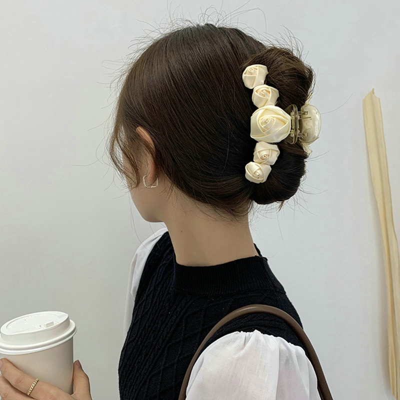 Women Girls Flower Hair Clip Ornament Sweet Cute Hair Clamp Hair Claw Hair Clips Barrettes Hairpins Hair Accessories XWNYDER
