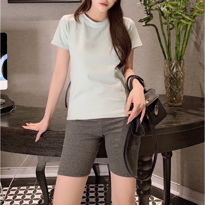 Quần legging nữ cotton lửng cho bạn nữ từ 39-52kg-23Q00003