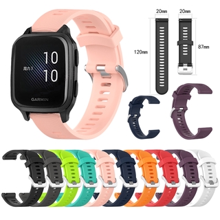 Dây Đeo Silicon 20mm Cho Đồng Hồ Thông Minh Garmin Venu / Venu Sq / SQ Music / GarminMove 3 / Luxe / Style