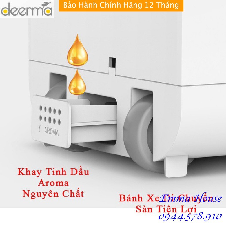 [Mã ELHA22 giảm 5% đơn 300K] [Mẫu Mới Nhất] Máy phun sương tạo ẩm siêu âm cao cấp Deerma LD300 - BH Chính Hãng 06 Tháng