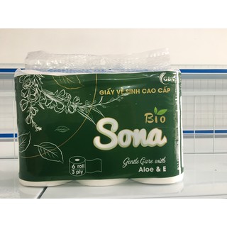 Giấy Vệ Sinh 3 Lớp Cao Cấp SoNa