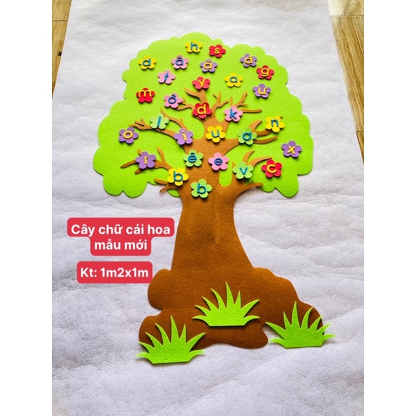 Cây chữ cái Đồ chơi mầm non - CHỮ CÁI
