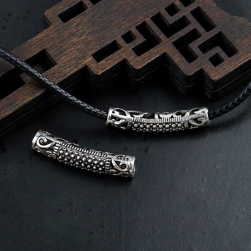 [FREE SHIP] Charm ống bạc cao cấp - Hàng siêu đẹp loại 1 PH323