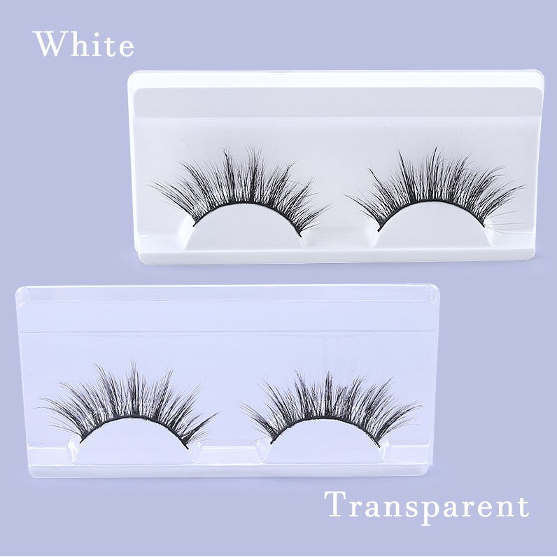 Đặt 20/50 của một khay nhựa dày 25mm với lông mi nhân tạo