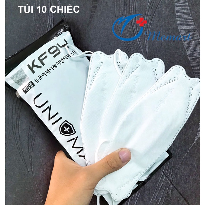 Khẩu Trang Uni Mask KF94 Công Nghệ Hàn Quốc 4D Kháng Khuẩn