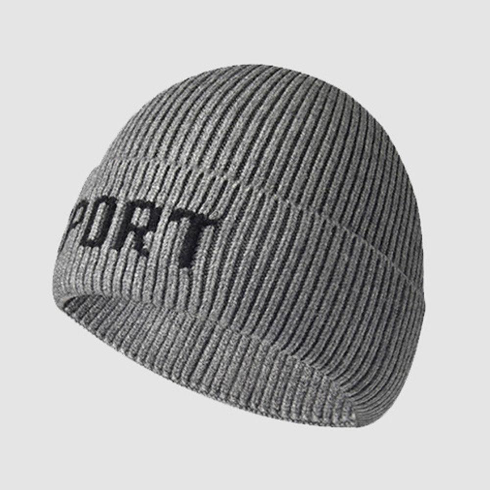 Mũ Beanie Dệt Kim Màu Trơn Dễ Thương Chất Lượng Cao Cho Nam Và Nữ