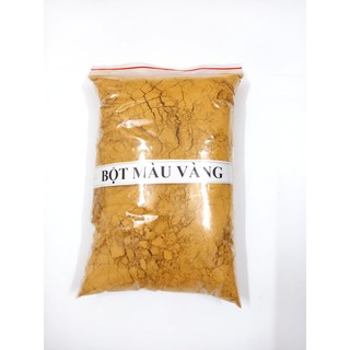 Bột màu oxit sắt màu vàng túi 0.5kg