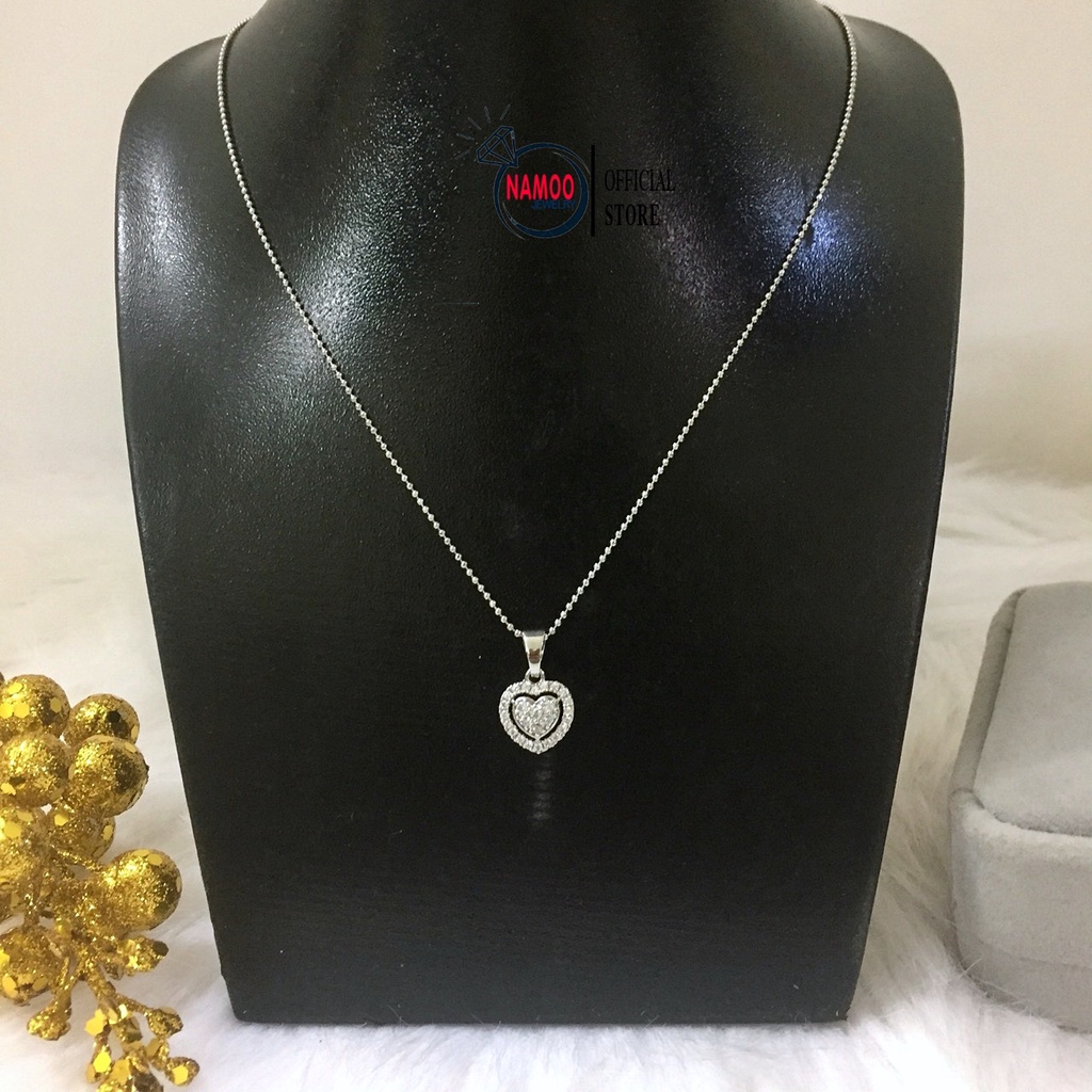 Dây Chuyền Bạc V811 Hình trái tim Nữ