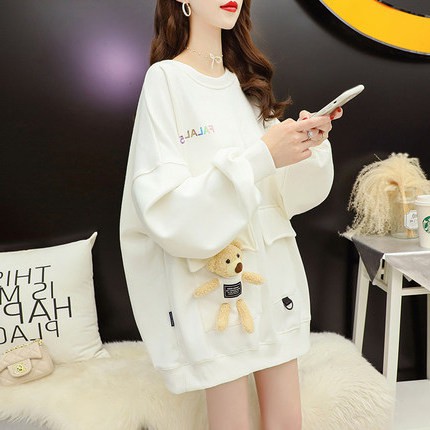 Áo Sweater Nam Nữ Fala Kèm Gấu Bông Chất Nỉ Ngoại -  Áo Thu Đông Có Ảnh Thật Tự Chụp + Video + Đánh Giá Unisex X.Store