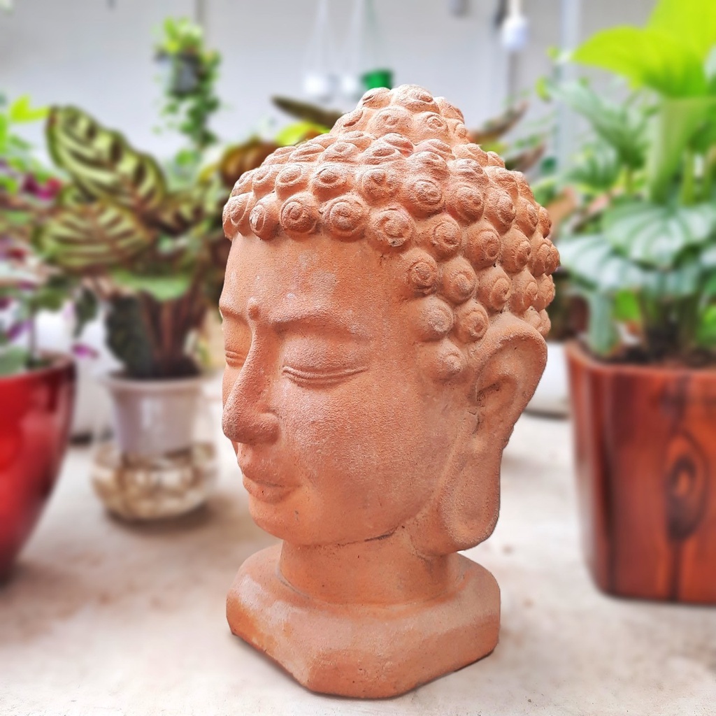 Tượng đầu Phật đất nung cao cấp