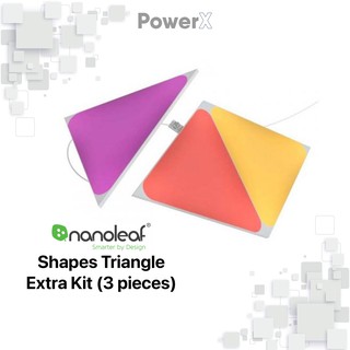 Đèn trang trí thông minh Nanoleaf Shapes Triangle - Extra Kit (3 tấm)