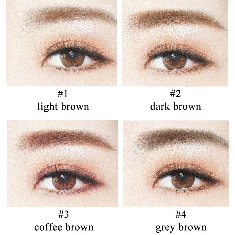 [Hàng mới về] Bút kẻ lông mày 4 màu sắc tùy chọn chống thấm nước dành cho người mới bắt đầu