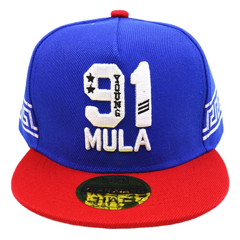 Mũ Lưỡi Trai Họa Tiết Thêu Số 91 Thời Trang Dành Cho Bé Trai 2-8 Tuổi