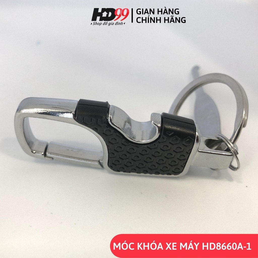 Móc Khóa Xe Máy HD8660A-1 | Kèm Chức Năng Mở Bia và Móc Tai cực tiện dụng