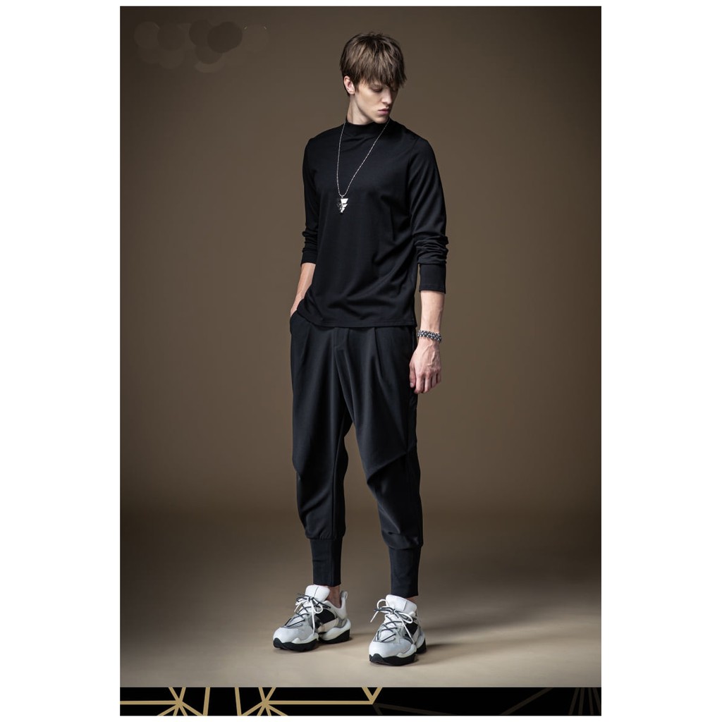 quần dài nam nữ Unisex form rộng dáng Hàn