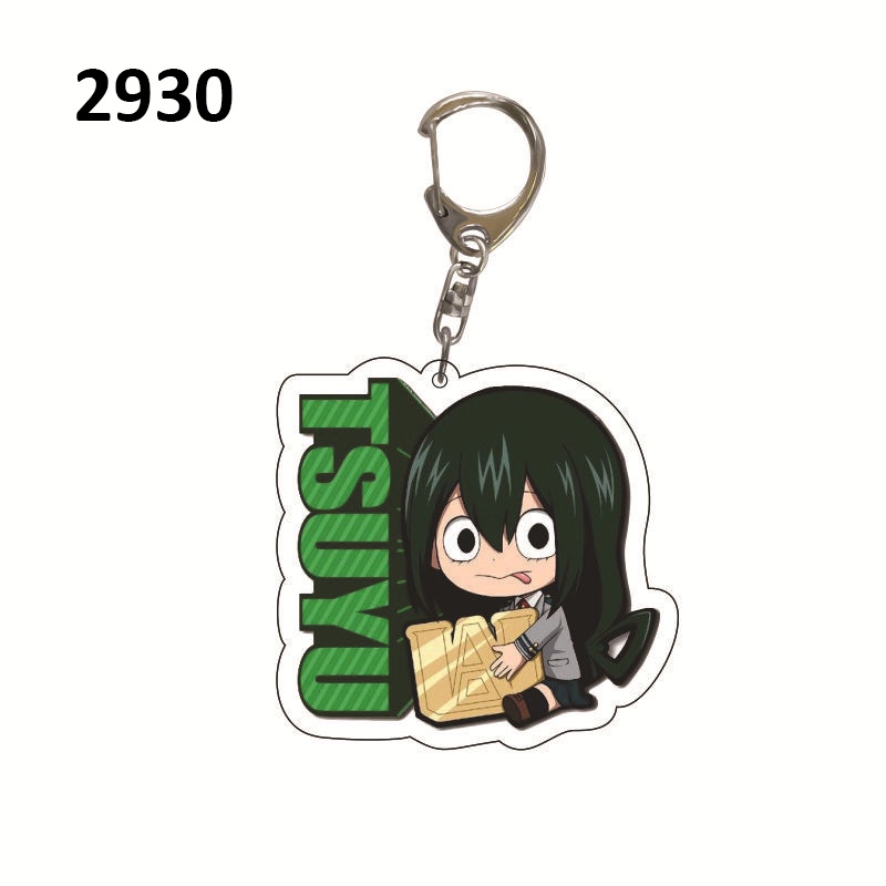 My Hero Giới Học Thuật Móc Chìa Khóa Midoriya Izuku Bakugou Katsuki Todoroki Shoto Anime Nhật Bản Lưu Niệm Móc Khóa Túi Acrylic Mặt Dây Chuyền Vòng Chìa Khóa