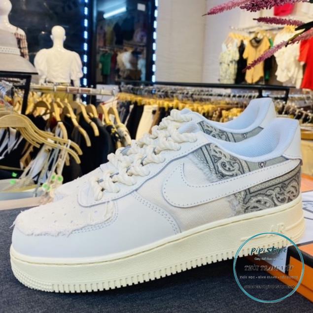 Giày thể thao AF1 Dây thừng, Giày Air Force 1 dây trạc nam nữ hot trend 2022 Full box bill [pipistore]