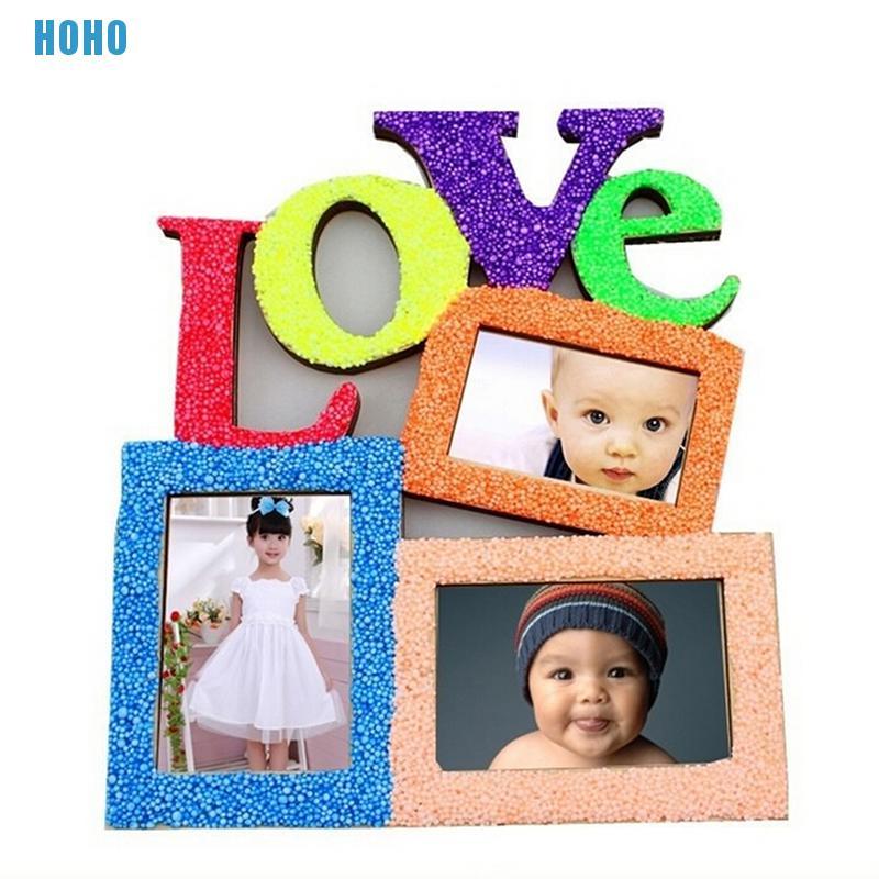 Khung Ảnh Bằng Gỗ Hình Chữ Love Xinh Xắn Dùng Trang Trí