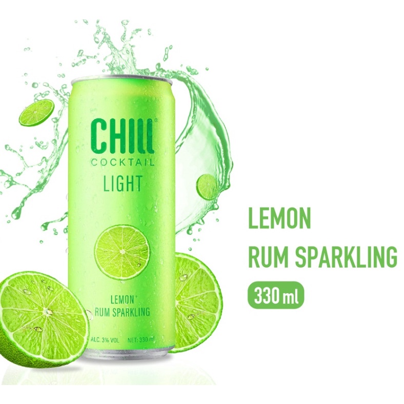 Thùng 6 lon Chill Cocktail mix vị - Nước trái cây lên men - Chuẩn gu đúng điệu