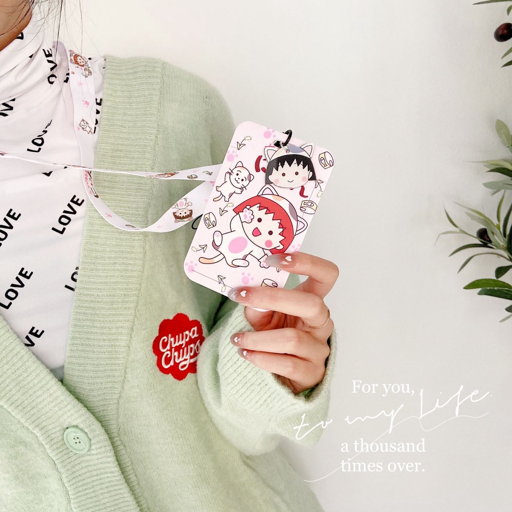 Dây Đeo Thẻ Bảng Tên Sinh Viên Học Sinh Nhân Viên Văn Phòng Thẻ Từ Xe Buýt ID Card Móc Gắn Chìa Khóa Điện Thoại Nhựa ABS