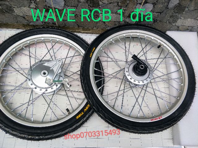 BÁNH CĂM WAVE,DRAEM Đùm Bạc zin, RCB chính hãng vỏ kiểu CRV Thái  má, bạc đạn zin,, GẮN vừa WAVE,DRAEM 1 đĩa trước