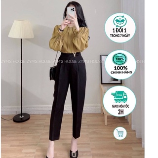 Quần baggy nữ tag đai chữ V ZYM'S HOUSE K211, K1001, K1002, K1003
