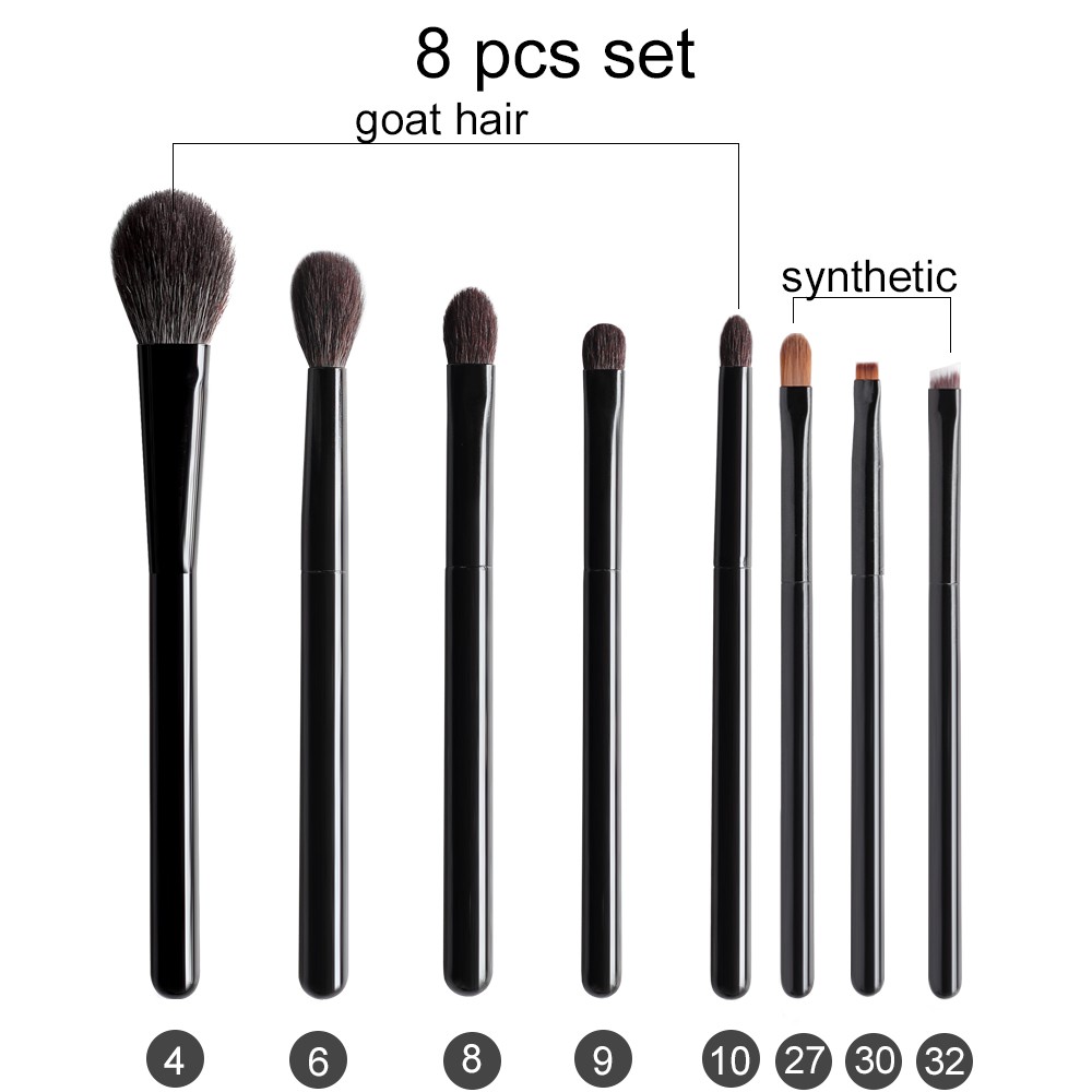 Bộ 8 cọ trang điểm mắt OVW DLH468910273032 chuyên nghiệp tiện lợi