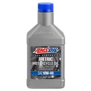 Dầu nhớt xe số, xe tay côn và tay ga cao cấp AMSOIL Metric 10W40 946ml