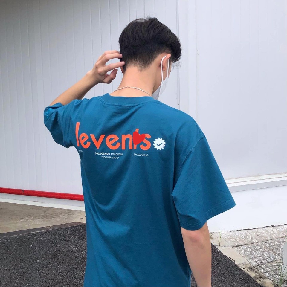 ÁO THUN LEVENTS, ÁO THUN DÁNG RỘNG NAM NỮ CỘC TAY LỠ