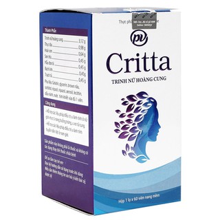 TRINH NỮ HOÀNG CUNG CRITTA PV - HỖ TRỢ U NANG BUỒNG TRỨNG - U XƠ TỬ CUNG