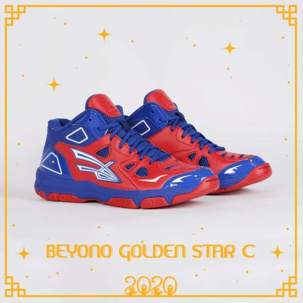 Hot Bảo hành | Rẻ Nhất rồi | HOT GIÀY BÓNG CHUYỀN BEYONO GOLDEN STAR C - RED BLUE 💝 [ 2020 ] Tốt 2020 New Nhẩt new new